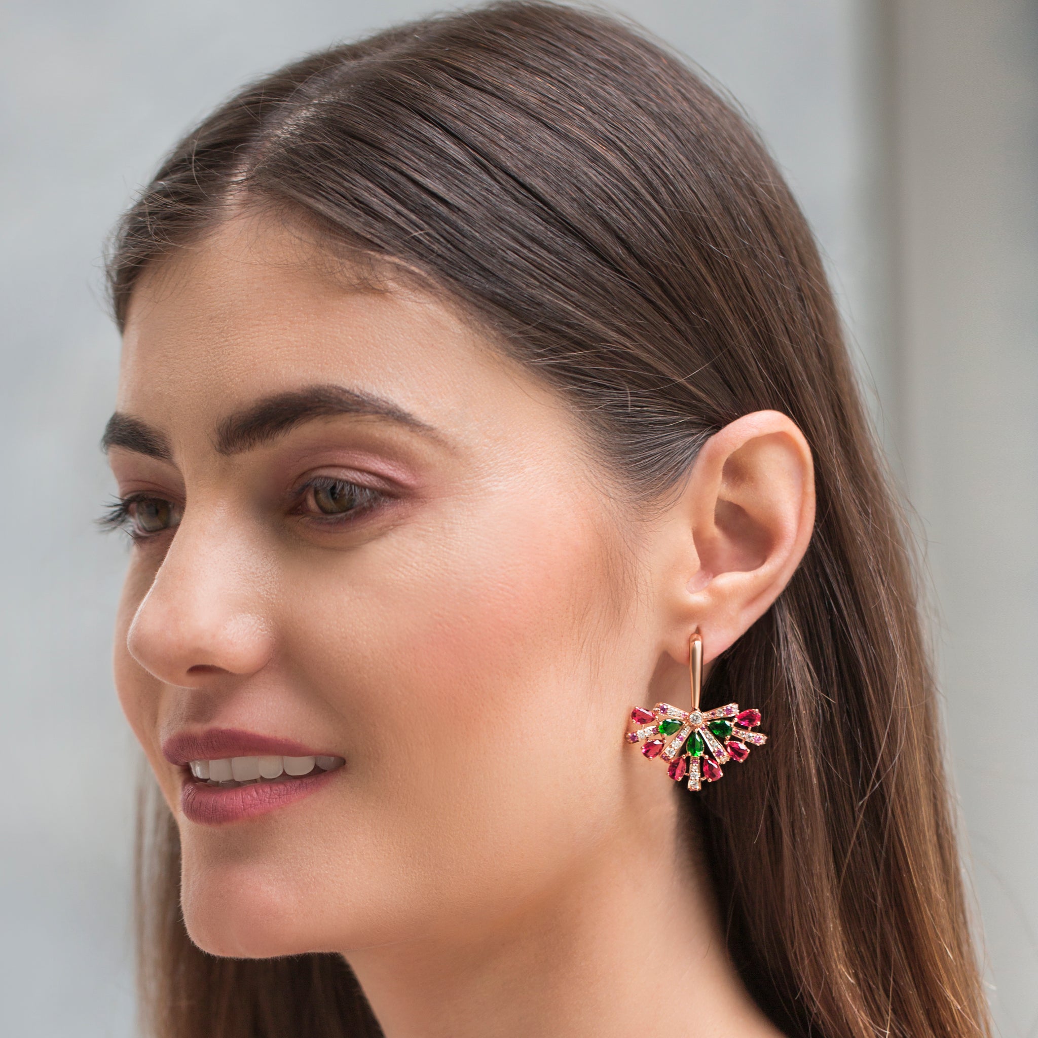 Exquisite Uptown Earrings - Pleasing Pink