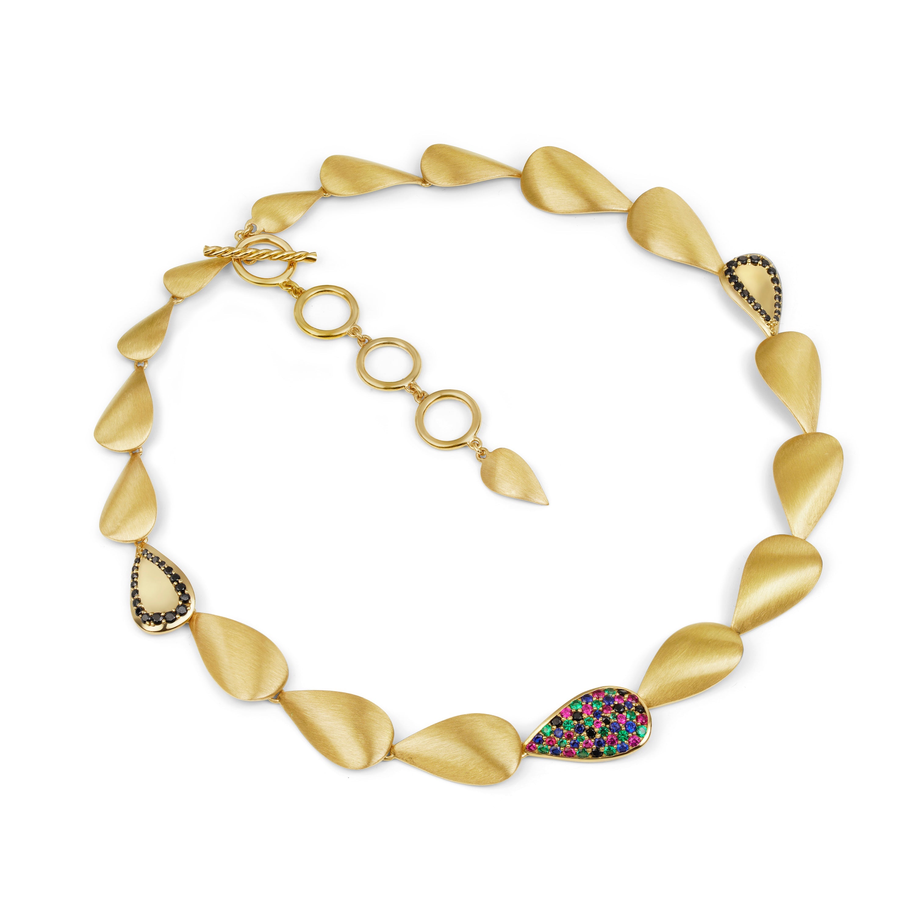 Hi-Life Petal Necklace - Vibrant Gold