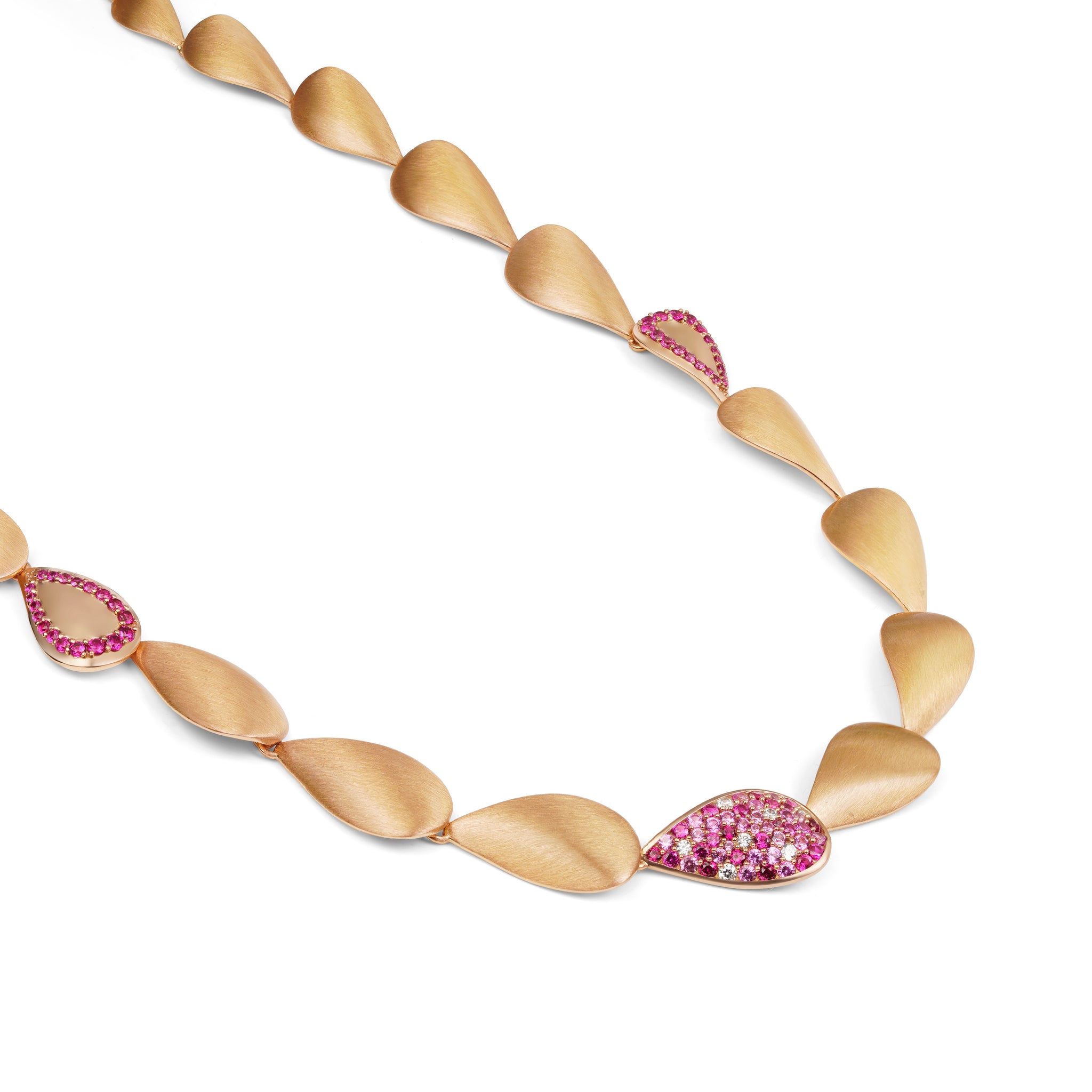 Hi-Life Petal Necklace - Rose Gold