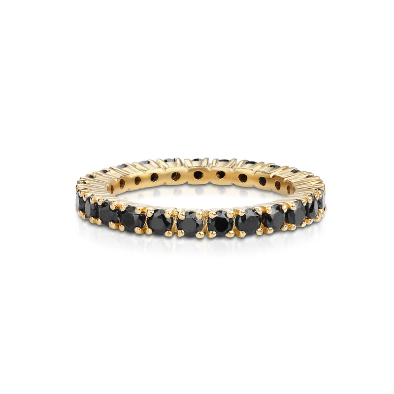 Classic Eternity Band - Midnight Gold