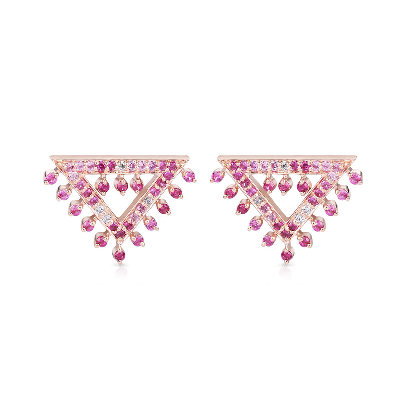 Elite Tribal Studs - Rose