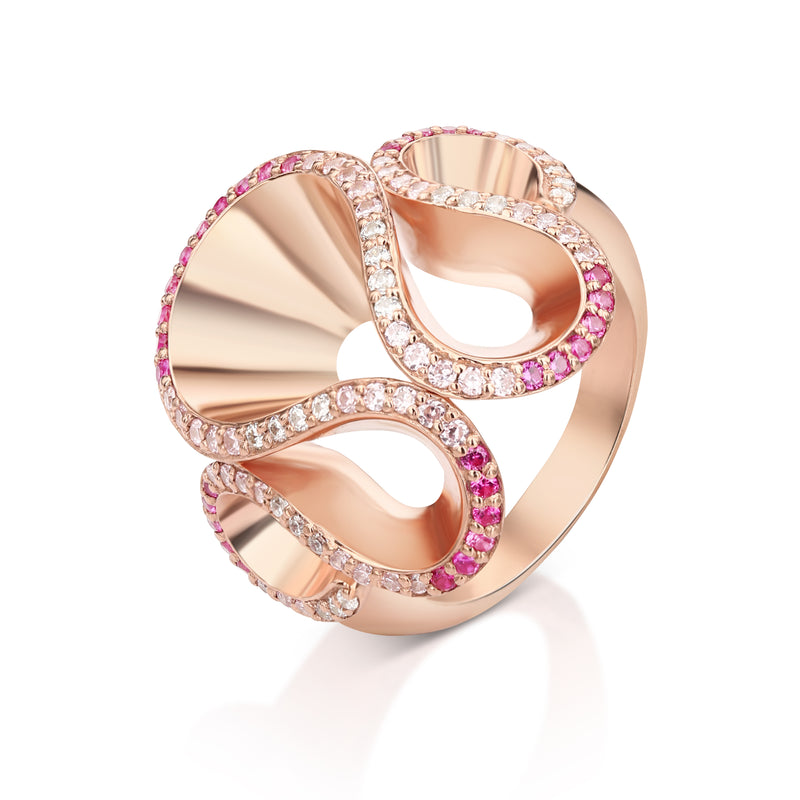 A Maze Ring - Rose Gold