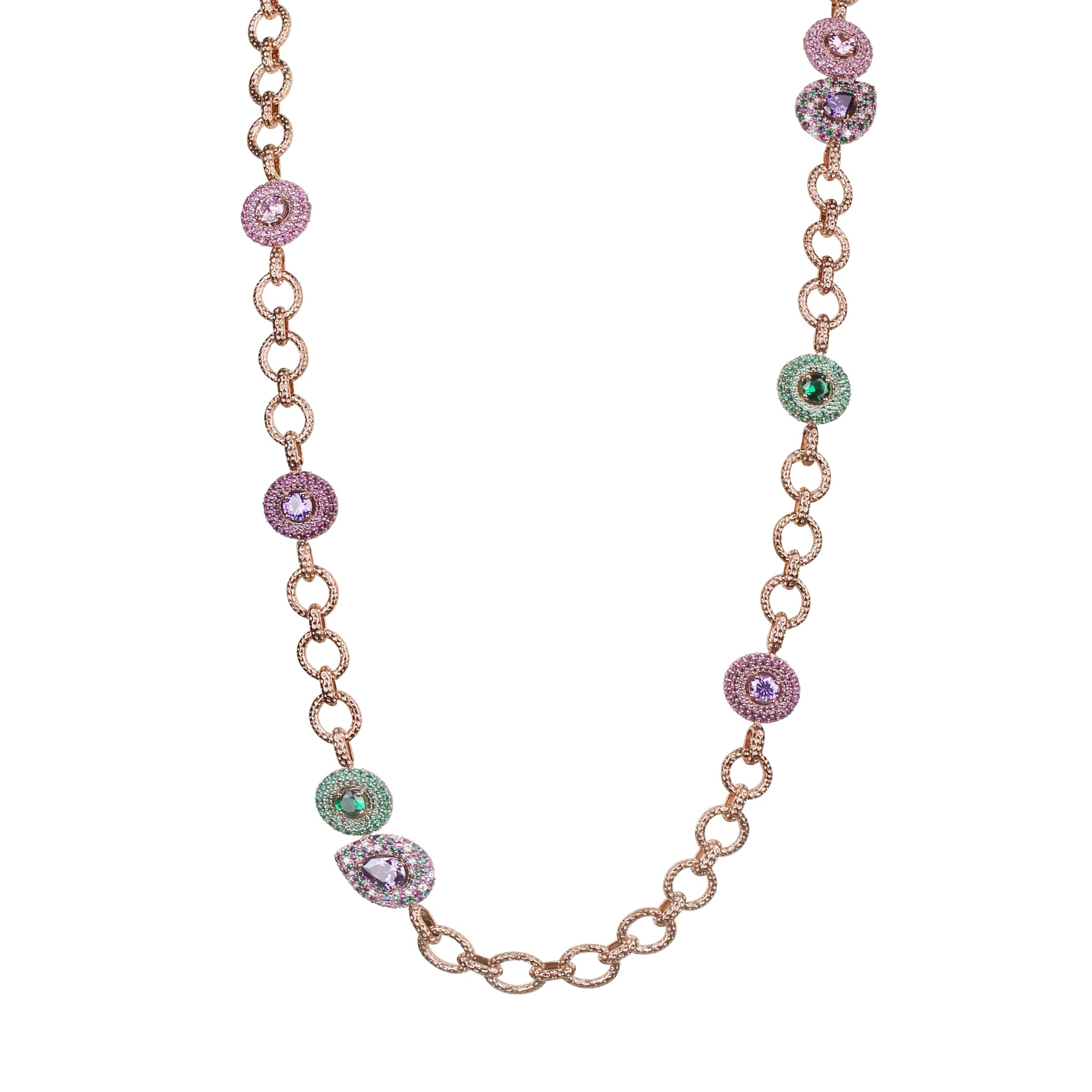 Queen's String Necklace - Rose Gold