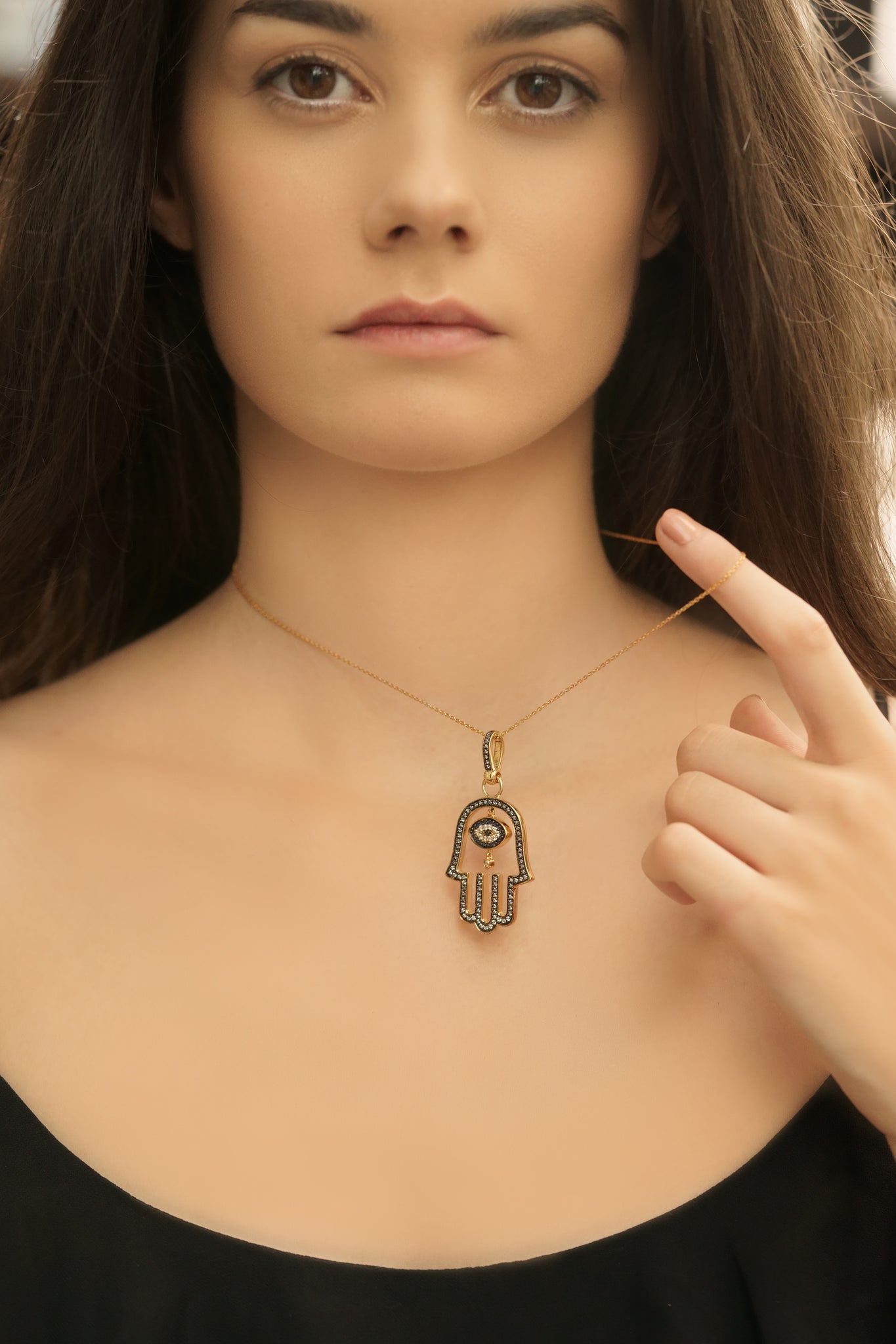 Hand of Hamsa Necklace