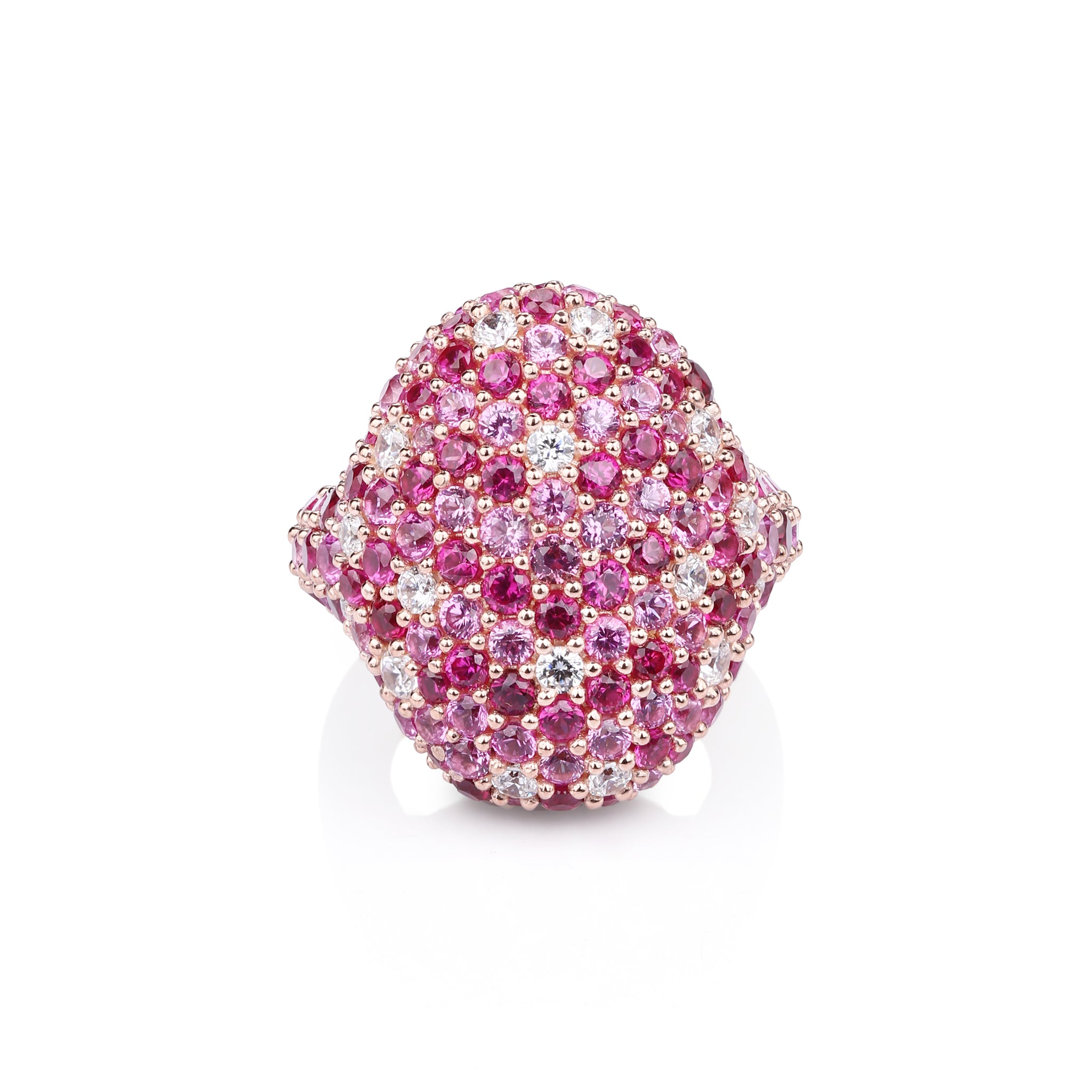 The Statement Ring - Pink Quartz