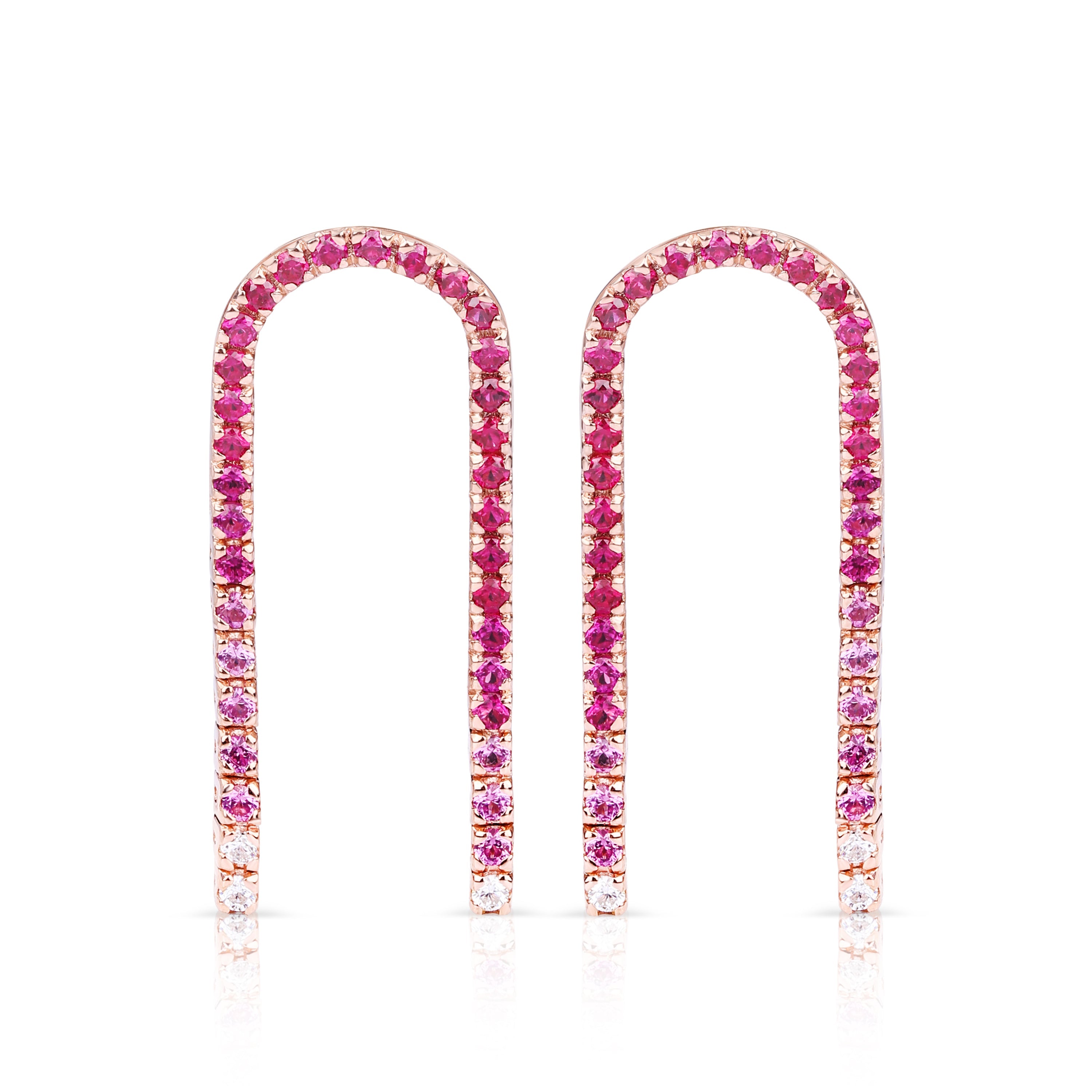 Swing Along Earrings - Rose Gold