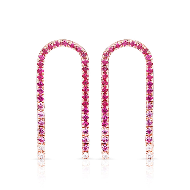 Swing Along Earrings - Rose Gold