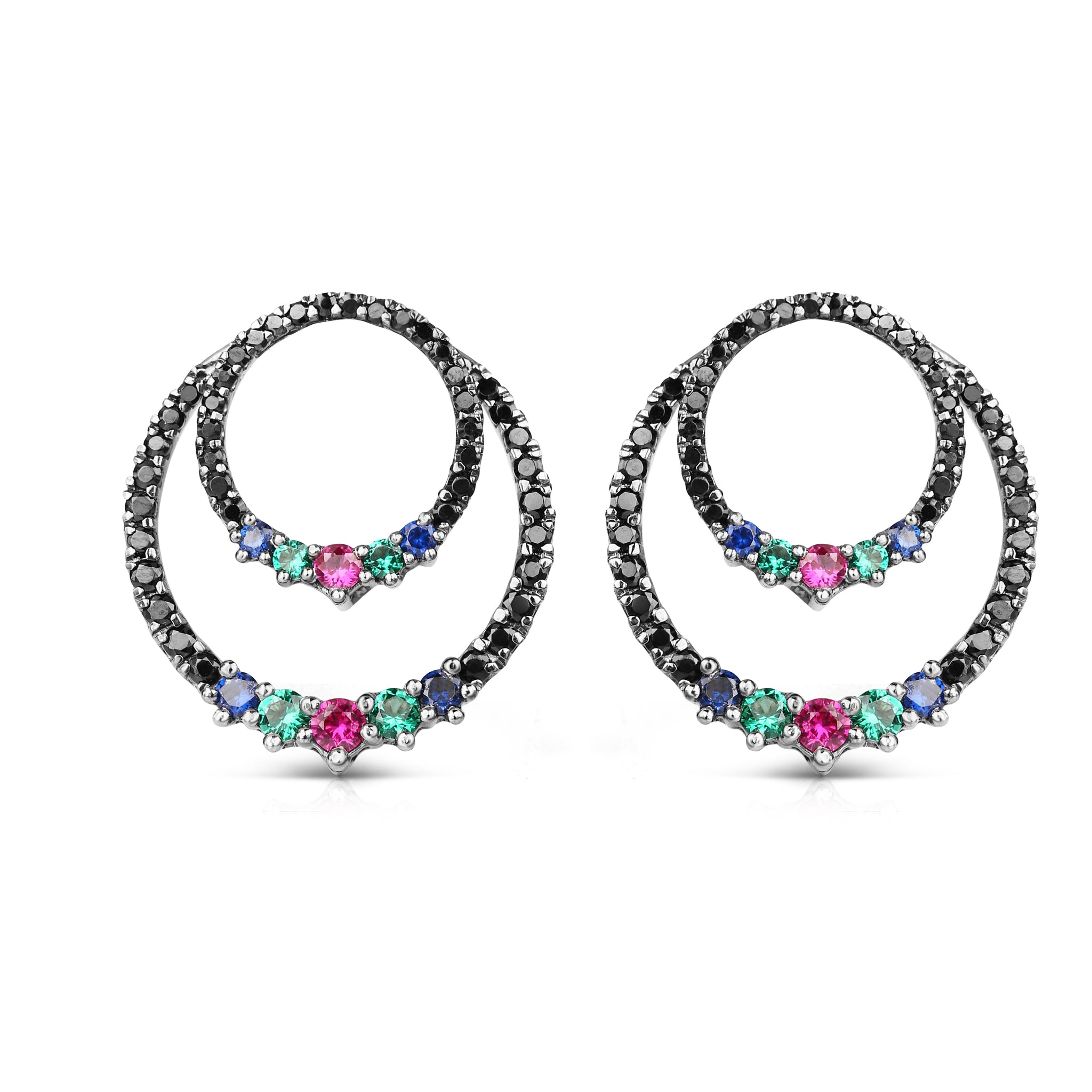 Hula Hoops Earrings - Dusk