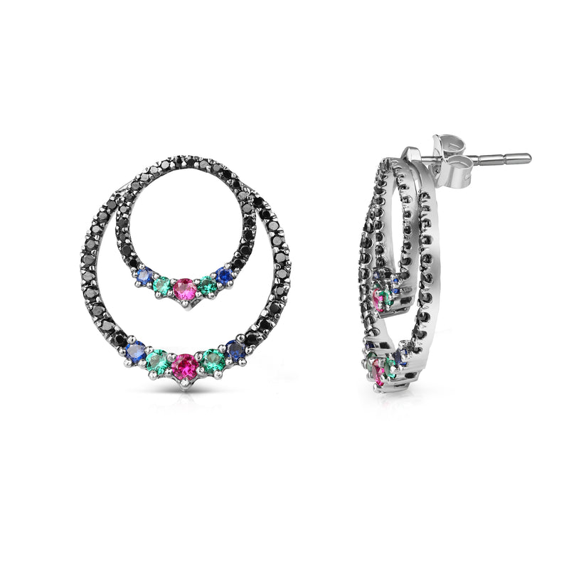 Hula Hoops Earrings - Dusk