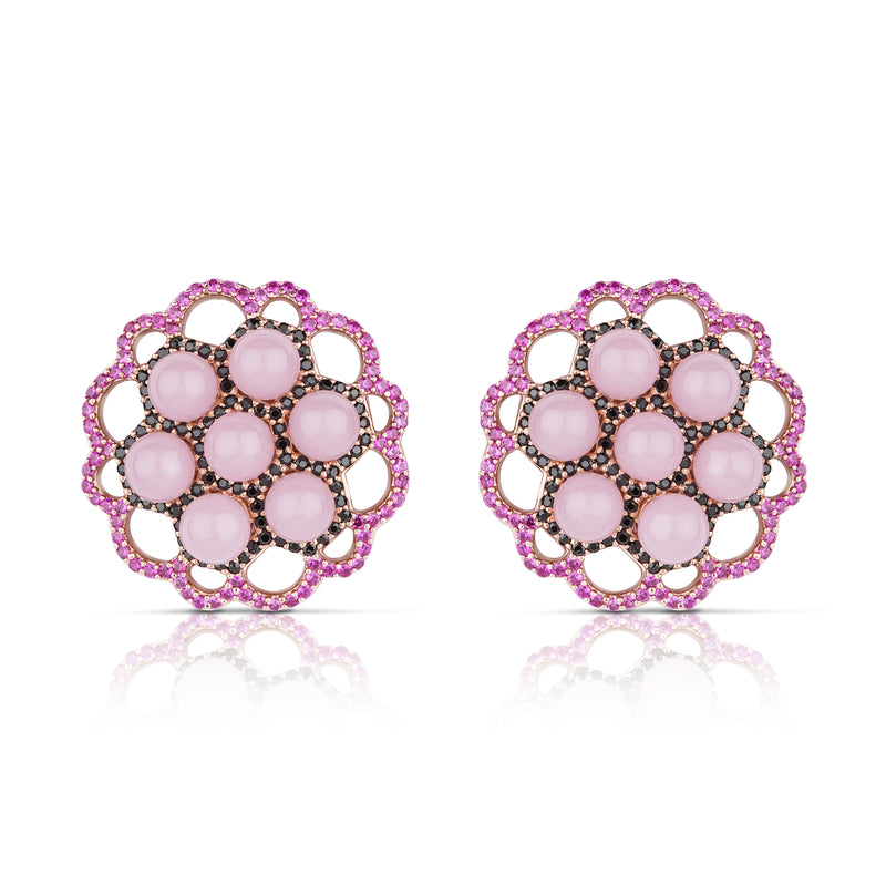 Cluster Pearls Earrings
