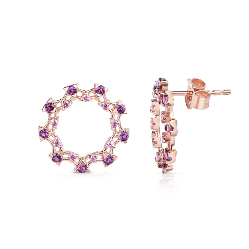 Twilight Mini Studs - Rose Gold