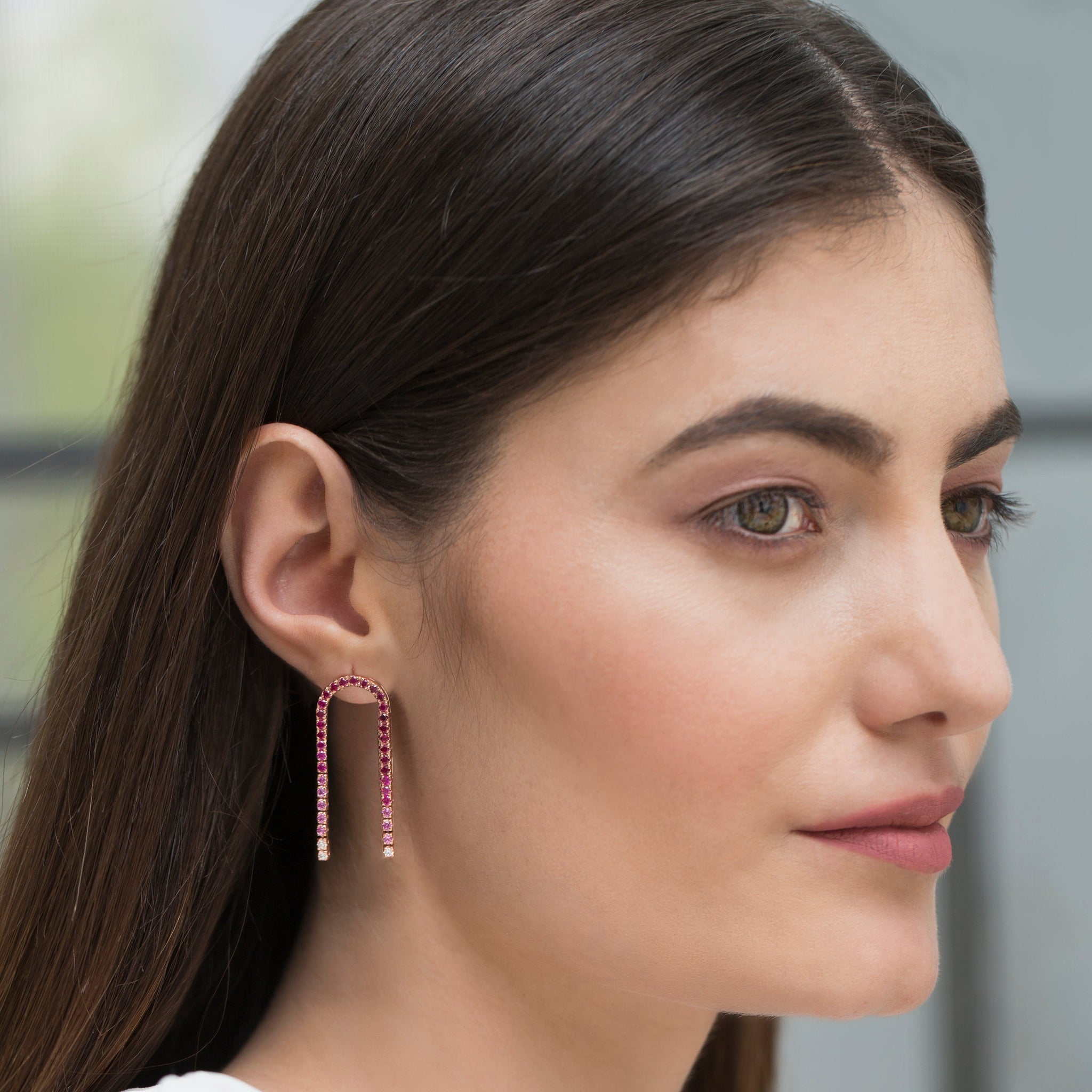 Swing Along Earrings - Rose Gold