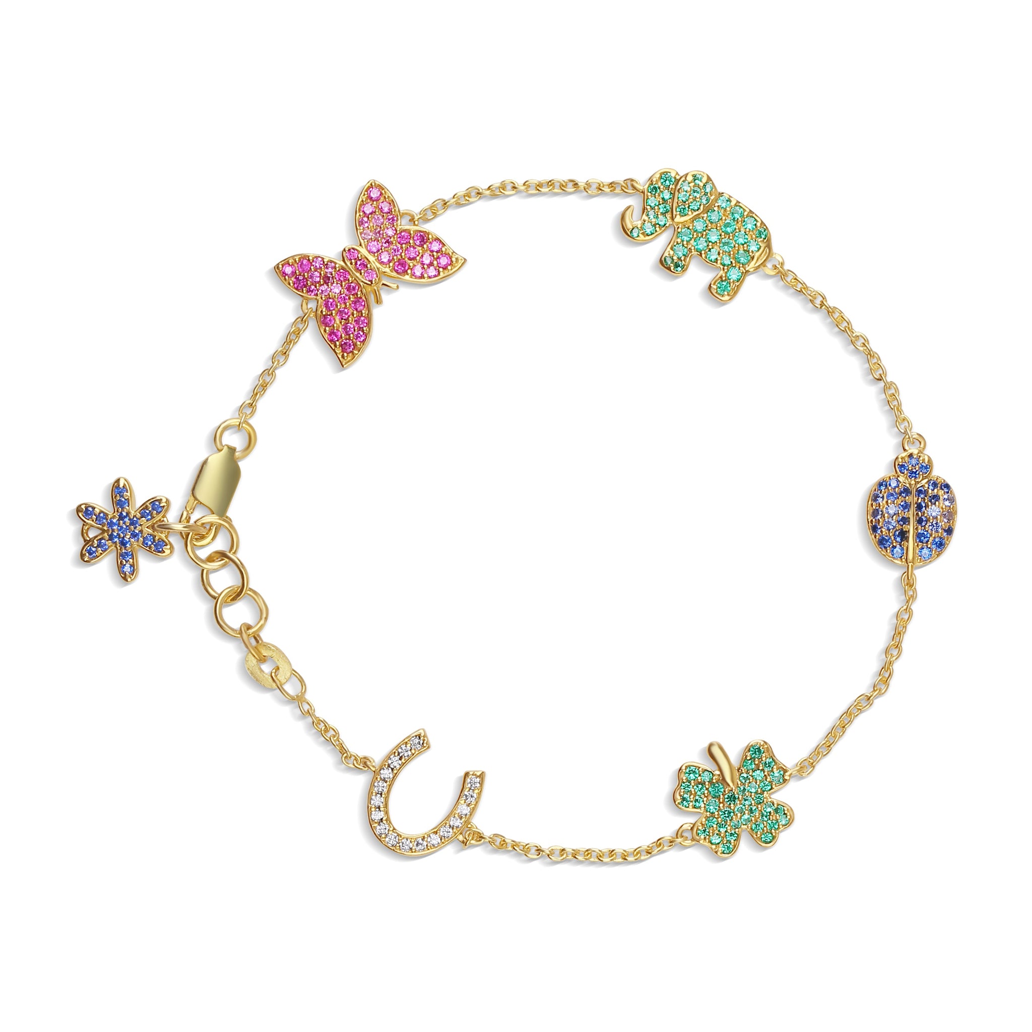 The Charm Bracelet - Yellow Gold