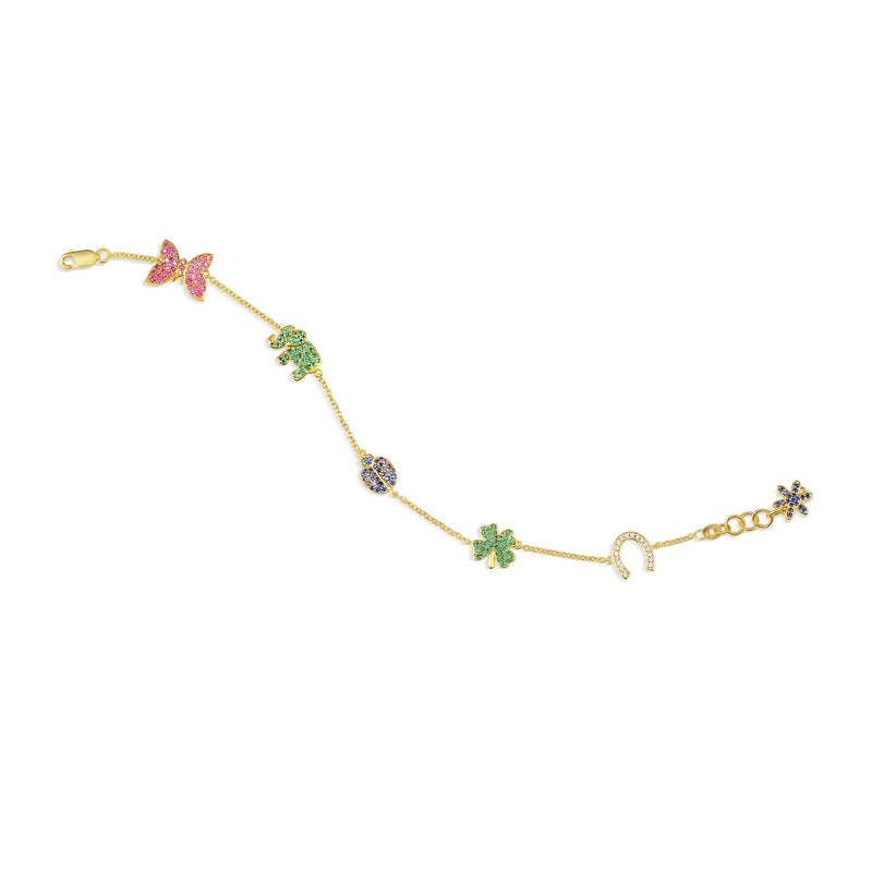 The Charm Bracelet - Yellow Gold