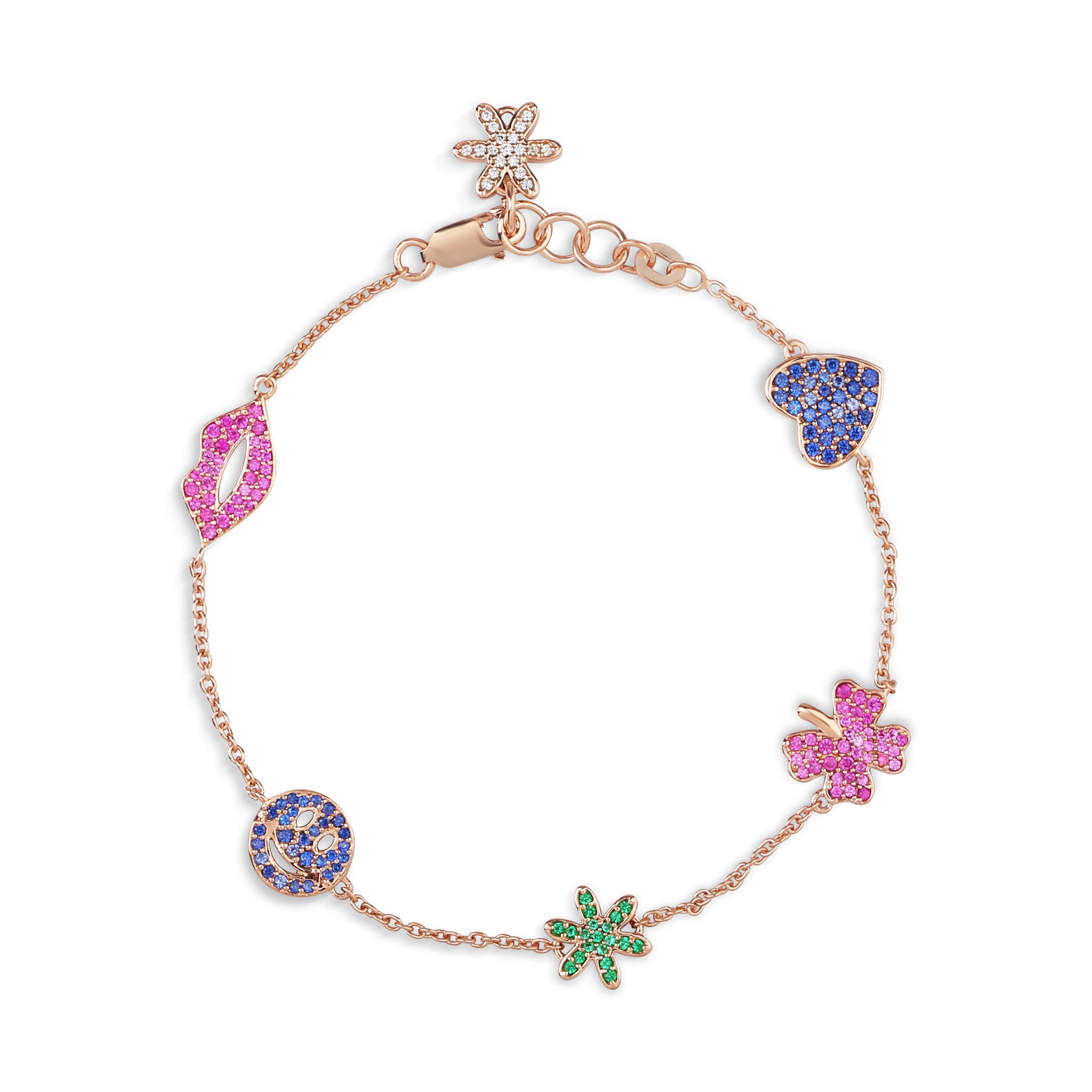 The Charm Bracelet - Rose Gold