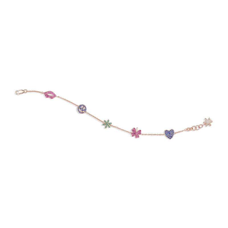 The Charm Bracelet - Rose Gold