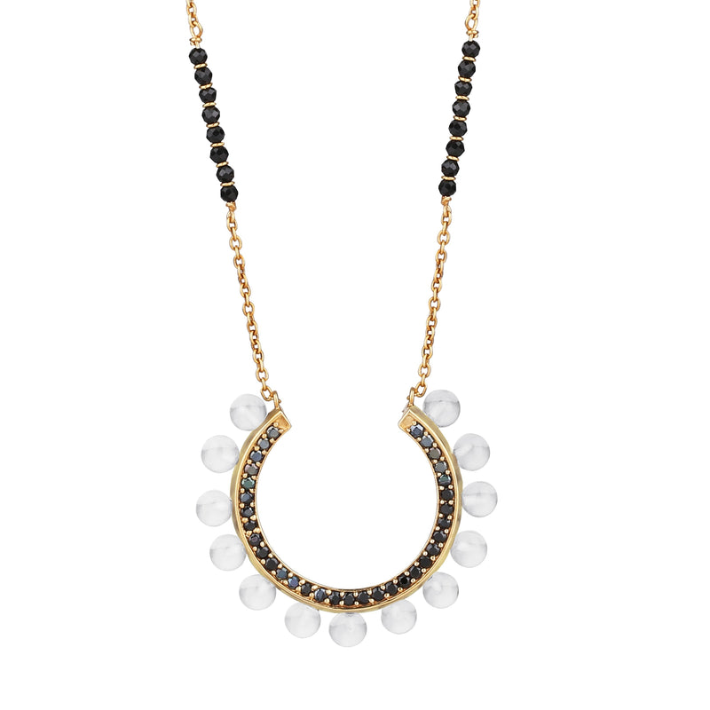 Too Ninety Degree Necklace - Smokey