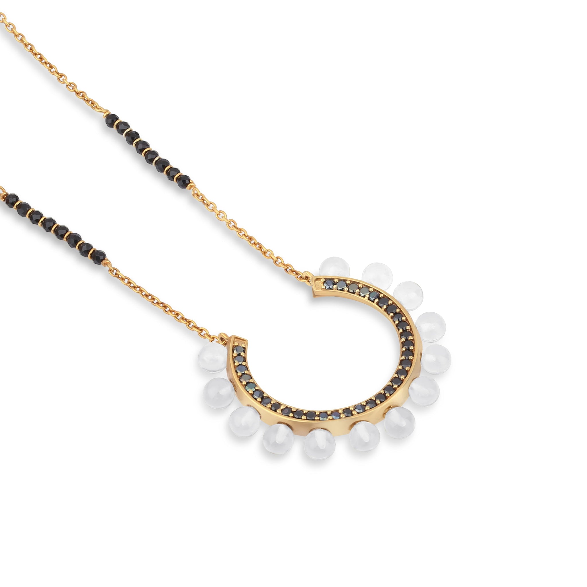 Too Ninety Degree Necklace - Smokey